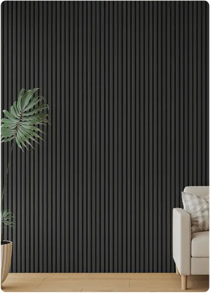Wood Slat Acoustic Wall Paneling