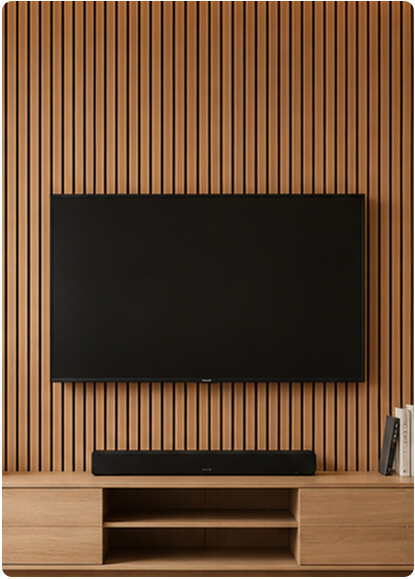 Color-Blocking PVC Panel