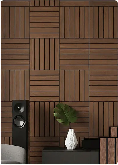 Small-Scale PVC Acoustic Wall Panel